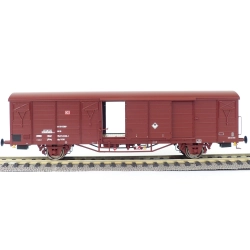 EXACT-TRAIN EX20486 Wagon towarowy Gbs258 01 RIV-EUROP 80 DB 152 4 320-8, 7 Sicken, Tür mit Verstärkung (zu öffnenden Türen), DB, Ep. V