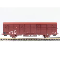 EXACT-TRAIN EX20487 Wagon towarowy Gbs258 01 RIV-EUROP 80 DB 152 5 033-7, 7 Sicken, Tür mit Verstärkung (zu öffnenden Türen), DB, Ep. VI