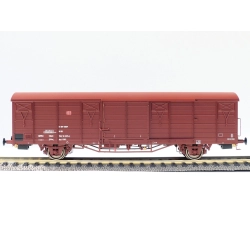 EXACT-TRAIN EX20487 Wagon towarowy Gbs258 01 RIV-EUROP 80 DB 152 5 033-7, 7 Sicken, Tür mit Verstärkung (zu öffnenden Türen), DB, Ep. VI