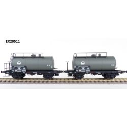 EXACT-TRAIN EX20511 Zestaw 2 cystern 24m3 Uerdinger, EVA, DB, Ep. IIIb
