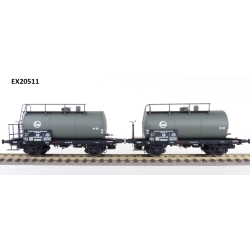 EXACT-TRAIN EX20511 Zestaw 2 cystern 24m3 Uerdinger, EVA, DB, Ep. IIIb