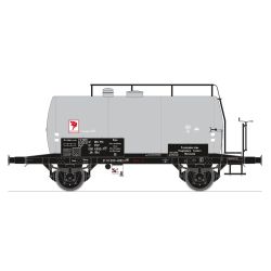 EXACT-TRAIN EX20539 Wagon cysterna 24m3 (lekka), srebrno-szary, PEC (ropa), PKP, Ep. IV