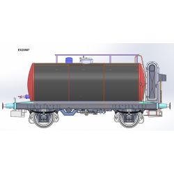 EXACT-TRAIN EX20587 Wagon cysterna 24m3 o konstrukcji lekkiej Pieter Bon, NS, Ep. III