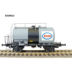 EXACT-TRAIN EX20612 Wagon cysterna 30m3 Uerdinger Esso Grau/Schwarz, DB, Ep. IV