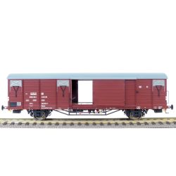 EXACT-TRAIN EX20704 Güterwagen Glmms 21 MC RIV 50 150 0131-0, 7 Sicken, Tür ohne Verstärkung (zu öffnenden Türen), DR, Ep. IV