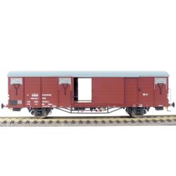 EXACT-TRAIN EX20705 Güterwagen Glmms 01 MC RIV OPW 50 150 1503-3, 7 Sicken, Tür ohne Verstärkung (zu öffnenden Türen), DR, Ep. IV