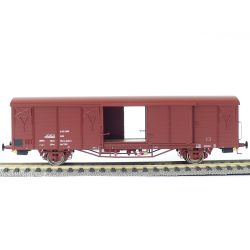 EXACT-TRAIN EX20709 Güterwagen Gbs258 01 RIV-EUROP 80 152 5 035-2, 7 Sicken, Tür mit Verstärkung (zu öffnenden Türen), DB, Ep. VI