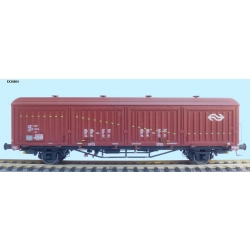 EXACT-TRAIN EX20804 Hbis Nr. 01 EUROP 84 225 3 183-2, 8 Sicken, braun, grüner Streifen, Aufschrift 'Bellinzone', NS, Ep. IVb