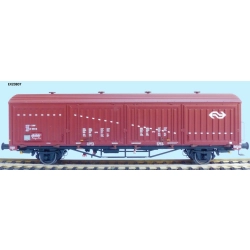 EXACT-TRAIN EX20807 Hbis Nr. 01 EUROP 84 225 3 093-3, 8 Sicken, braun, weisser Streifen, Aufschrift 'Hamburg Altona', NS, Ep. IVc