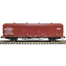 EXACT-TRAIN EX20824 Postwagen Nr. 50 84 006 9 001-4, 3 Sicken, braun, grüner Streifen, NS, Ep. IVa