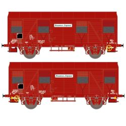 EXACT-TRAIN EX20926 2er-Set SNCF Provence Express Rotbraun Nr 21 RIV 87 SNCF 170 0 076-2 .Gss4-01 und Nr 21 RIV 87 SNCF 170 0 067-1 .Gss4-01, SNCF, Ep