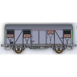 EXACT-TRAIN EX21074 .Gs 210 EUROP graue aluminium Luftklappen Form A, DB, Ep. IV