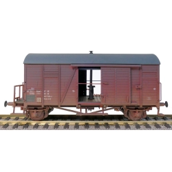 EXACT-TRAIN EX22047 Oppeln Hkms mit Bremserbuhne Nr. 222 7466-4 (Brudzony), DR, Ep. IV