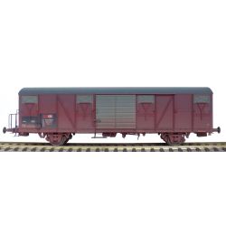 EXACT-TRAIN EX22067 Gbs Güterwagen EUROP mit kleinem SBB- Emblem, glattem Dach und Türen mit Sicken (Brudzony), SBB, Ep. V