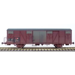 EXACT-TRAIN EX22069 Gbs Güterwagen mit kleinem SBB- Emblem, glattem Dach und Türen mit Sicken (Brudzony), SBB, Ep. VI