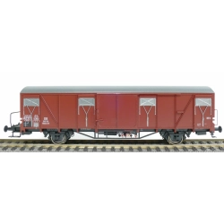 EXACT-TRAIN EX23060 Wagon towarowy Glmms 61 Nr. 193 195 z budką, DB, Ep. III