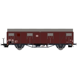 EXACT-TRAIN EX23103 Güterwagen Gbs-uv 254 mit Bremserbühne und DB- Emblem auf Tür, DB, Ep. IVa