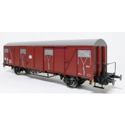 EXACT-TRAIN EX23104 Güterwagen Gbs-uv 254 mit Bremserbühne und DB- Emblem auf Tür, DB, Ep. IVb