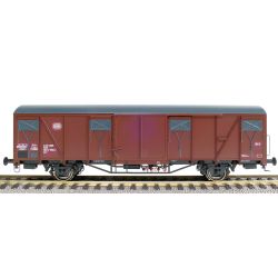 EXACT-TRAIN EX23106 Gbs 254 Güterwagen mit DB- Emblem mit Farbflächen, DB, Ep. IVa