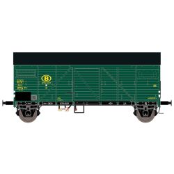 EXACT-TRAIN EX23756 NMBS Bremen Güterwagen (Grün), NMBS, Ep. III