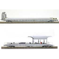 EXACT-TRAIN EX25005 2-er DC Grundset BLS Autoverladezug 2 Talbot (1xAuffahrwagenSdt und 1xRampenwagen Sdt), BLS, Ep. VI