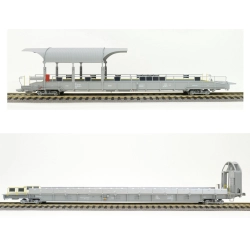 EXACT-TRAIN EX25006 2-er DC Grundset BLS Autoverladezug 2 Talbot (1xAuffahrwagenSdt und 1xRampenwagen Sdt), BLS, Ep. VI