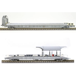 EXACT-TRAIN EX26005 2-er AC Grundset BLS Autoverladezug 2 Talbot (1xAuffahrwagenSdt und 1xRampenwagen Sdt), BLS, Ep. VI