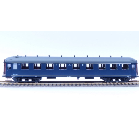 EXACT-TRAIN EX10014 Wagon pasażerski A7542 (berlinerblau, szary dach), NS, Ep. IIIb