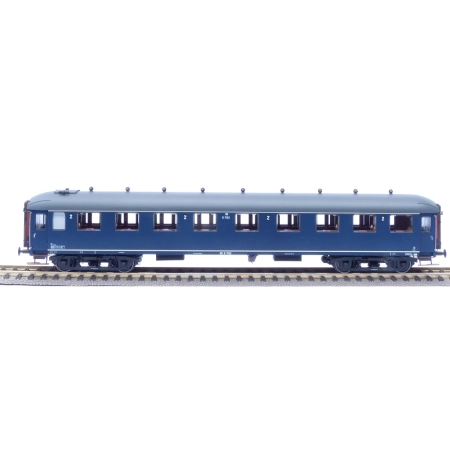EXACT-TRAIN EX10015 Wagon pasażerski B7152 (berlinerblau, szary dach), NS, Ep. IIIb