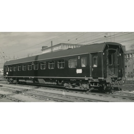 EXACT-TRAIN EX10102 Bc7023 Plan N Liegewagen Berlinerblau, Betriebsnummer in der Mitte, NS, Ep. IIIc