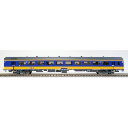 EXACT-TRAIN EX11005 ICRm Amsterdam - Rotterdam für den Inlandseinsatz Endwagen Bpmez10 , NS, Ep. VI