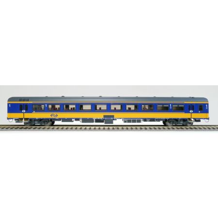 EXACT-TRAIN EX11006 ICRm Amsterdam - Rotterdam für den Inlandseinsatz Reisezugwagen Apmz10 (Farbe Gelb / Blau), NS, Ep. VI
