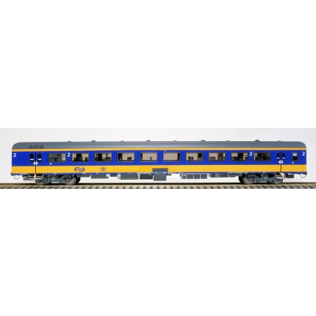 EXACT-TRAIN EX11025 ICRm Garnitur 2 (Amsterdam - Brussel) für die Hsl-Strecke eingesetzt Reisezugwagen Bpmz10 ( Farbe Gelb / Blau), NS, Ep. VI