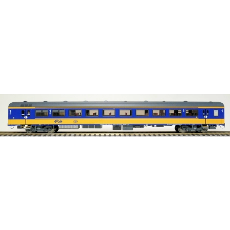 EXACT-TRAIN EX11029 Set ICRm Garnitur 2 (Amsterdam - Brussel) für die Hsl-Strecke eingesetzt Reisezugwagen Apmz10 ( Farbe Gelb / Blau), NS, Ep. VI