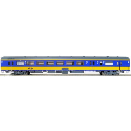 EXACT-TRAIN EX11040 ICR (Originalversion) Gepäckwagen BKD (Farbe Gelb / Blau) , NS, Ep. IV