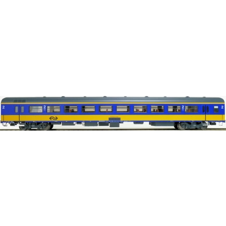 EXACT-TRAIN EX11041 ICR (Originalversion) für den Inlandseinsatz Reisezugwagen B (Farbe Gelb / Blau), NS, Ep. IV