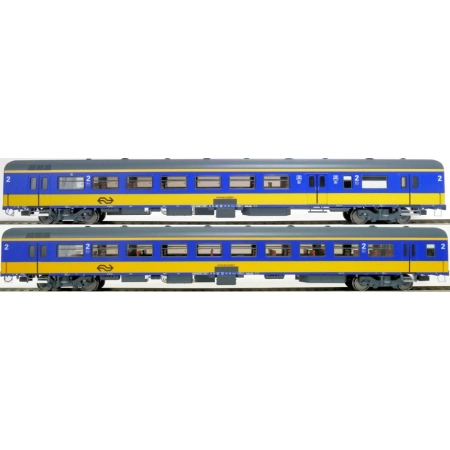 EXACT-TRAIN EX11060 2er-Set ICR (Originalversion) für den Nachverkehr nach Belgien, Deutschland und Luxembourg Gepäckwagen BKD und Reisezugwagen B ( A