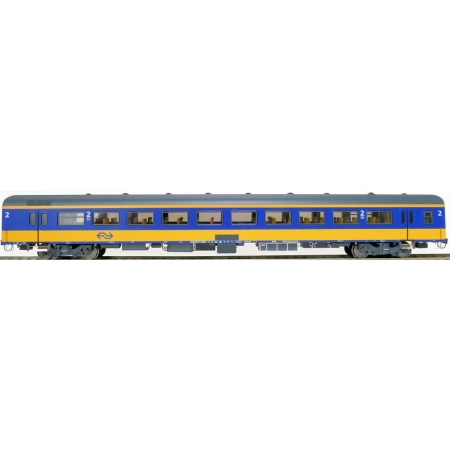 EXACT-TRAIN EX11101 ICRm Garnitur 4 Reisezugwagen B( Neue farbe Gelb / Blau), NS, Ep. V