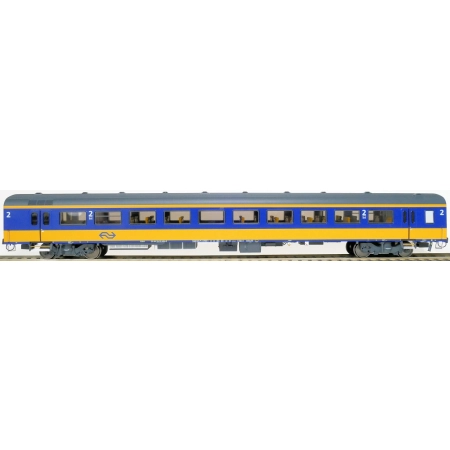 EXACT-TRAIN EX11103 ICRm Garnitur 4 Reisezugwagen Bf( Neue farbe Gelb / Blau), NS, Ep. V