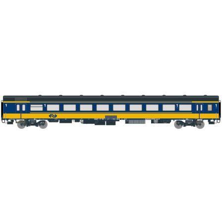 EXACT-TRAIN EX11104 ICRm Garnitur 4 Reisezugwagen A (Neue farbe Gelb / Blau), NS, Ep. V