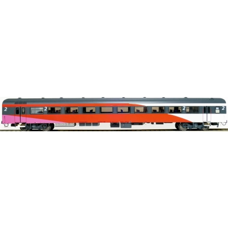 EXACT-TRAIN EX11190 ICRm Fyra 1 (Amsterdam - Brussel) für die Hsl-Strecke eingesetzt Endwagen B(Rose/Rot/Weiss) mit Beleuchtung und Figuren, NS, Ep. V