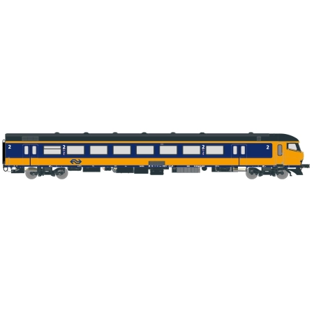 EXACT-TRAIN EX11195 ICRm Garnitur 4 Steuerwagen BDs ( Neue Farbe Gelb / Blau) (AC Marklin), NS, Ep. V