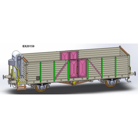 EXACT-TRAIN EX20159 Villach Omm 760 160(EUROP) (Bremserhaus), ÖBB, Ep. III