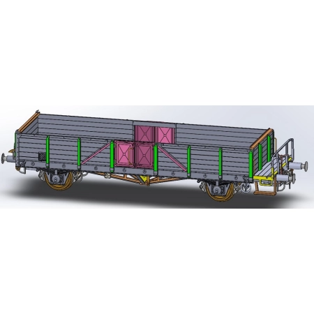 EXACT-TRAIN EX20168 Linz Ommr 10245 Bremserbühne(umlegbare Geländer), DRG, Ep. II