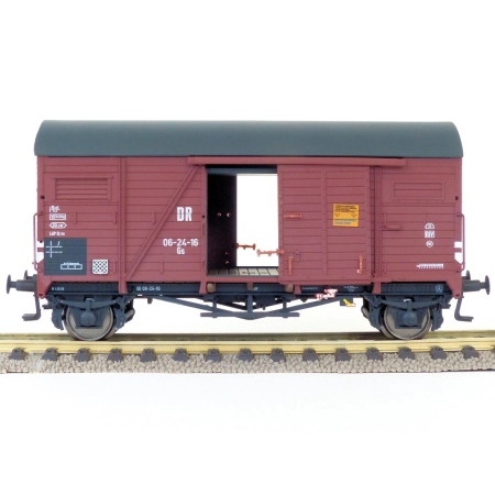 EXACT-TRAIN EX20298 Nordhausen gedeckter Wagen Trabant- Emblem, DR, Ep. III