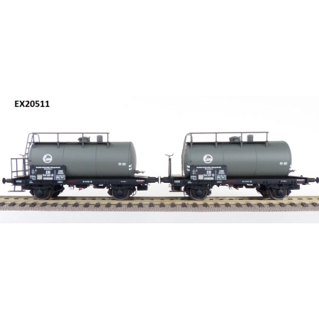 EXACT-TRAIN EX20511 Zestaw 2 cystern 24m3 Uerdinger, EVA, DB, Ep. IIIb