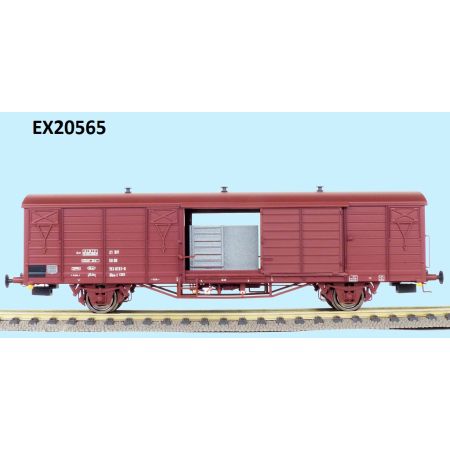 EXACT-TRAIN EX20565 Gbs-t 258 Küchenwagen mit Küche, 7 Sicken (zu öffnende Türen), DR, Ep. IV