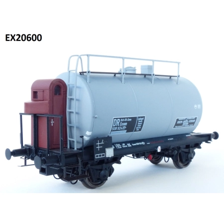 EXACT-TRAIN EX20600 Wagon cysterna 30m3 Uerdinger, Brit-US Zone, Benzin-Benzol-Vertrieb Bochum, DR, Ep. IIIa