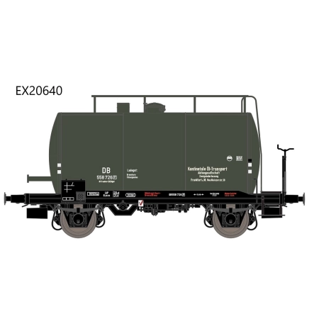 EXACT-TRAIN EX20640 Wagon cysterna 30m3 typu Uerdinger (lekka), bez budki hamulcowej Konti 558 726 [P], DB, Ep. III