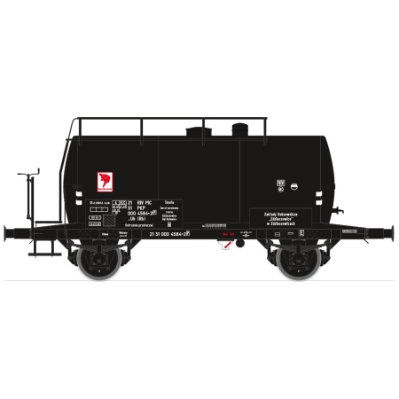 EXACT-TRAIN EX20646 Wagon cysterna 30m3 typu Uerdinger (lekka), ZK Zdzieszowice (smoła), PKP, Ep. IV